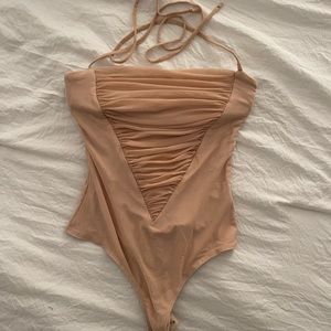 Nude pink bodysuit